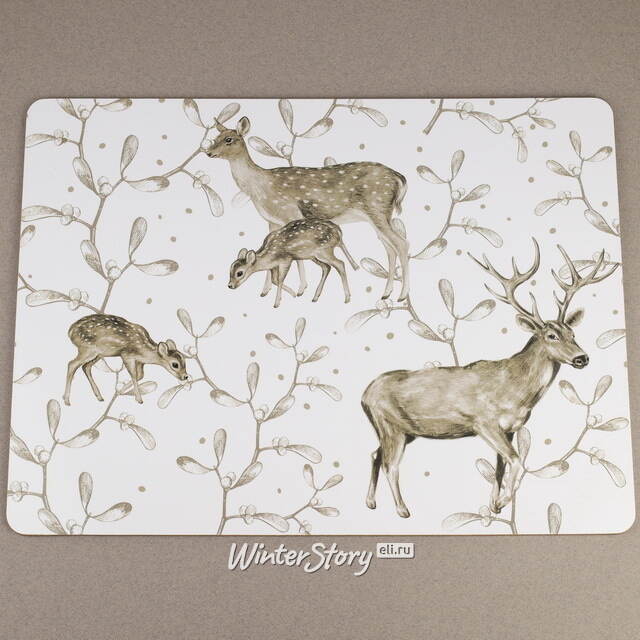 Набор плейсматов Tramontana: Deer Famiglia 40*30 см, 4 шт Boltze