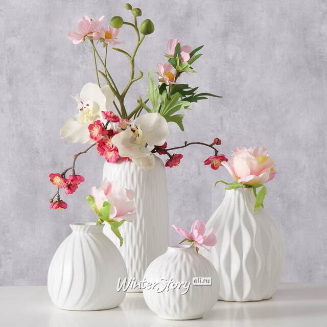 Фарфоровая ваза Masconni Blanco 12 см Boltze