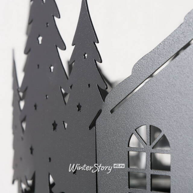 Декоративный подсвечник Домики в Лесу 45*19 см Boltze