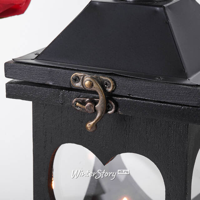 Подсвечник-фонарь Бренна с сердечком 25 см Boltze