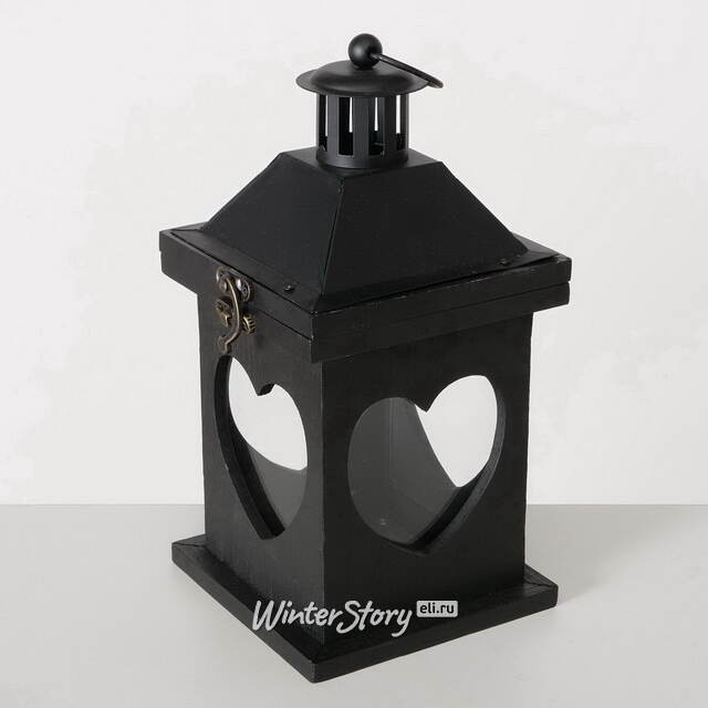 Подсвечник-фонарь Бренна с сердечком 25 см Boltze