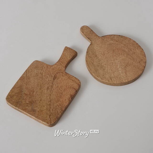 Доска для подачи закусок Либретто 15 см, 4 шт, круглая Boltze