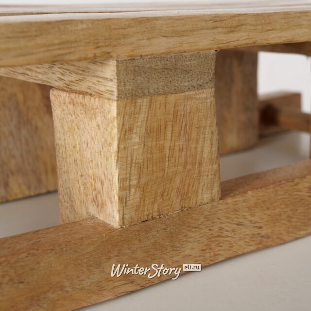 Декоративная фигура Деревянные Санки 31 см Boltze