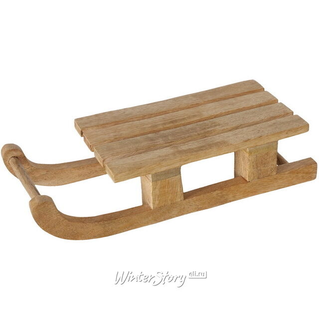 Декоративная фигура Деревянные Санки 31 см Boltze