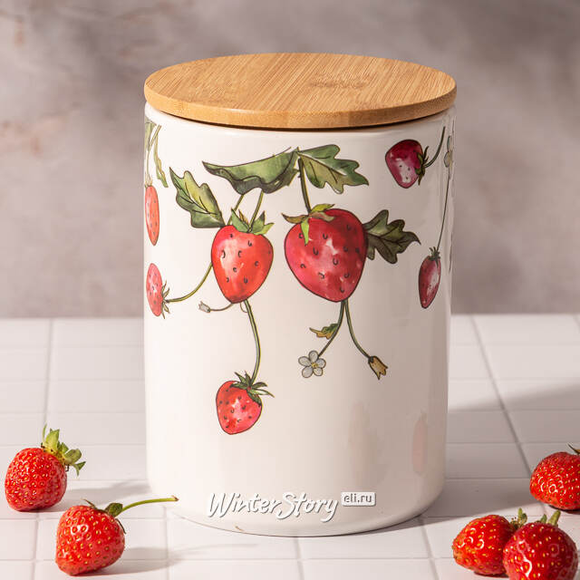 Банка для хранения Sweet Strawberries 17 см, 2 шт Boltze (Больтце)