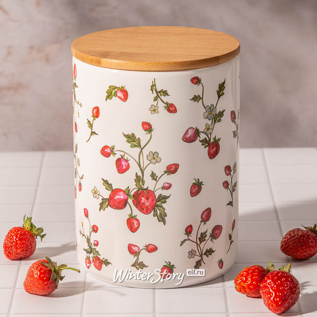 Банка для хранения Sweet Strawberries 17 см, 2 шт Boltze (Больтце)