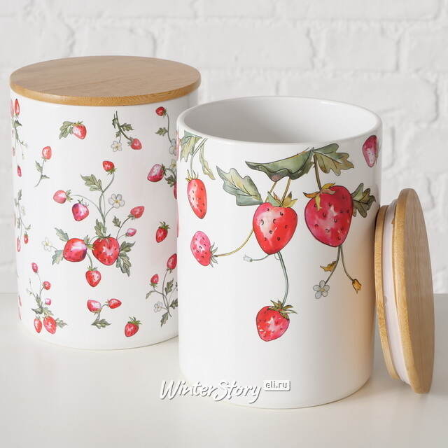 Банка для хранения Sweet Strawberries 17 см, 2 шт Boltze (Больтце)