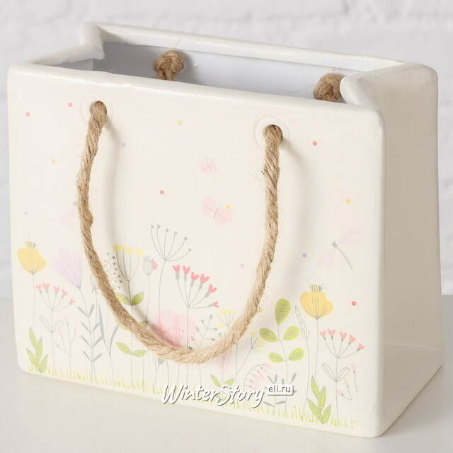 Керамическое кашпо Фловерис 14*11 см Boltze (Больтце)