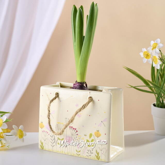 Керамическое кашпо Фловерис 14*11 см Boltze (Больтце)