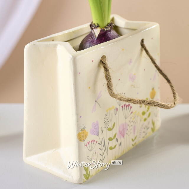 Керамическое кашпо Фловерис 14*11 см Boltze (Больтце)