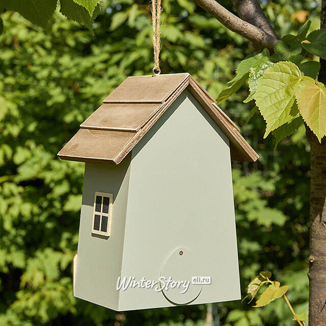 Садовое украшение Скворечник Primavera 22 см оливковый Boltze