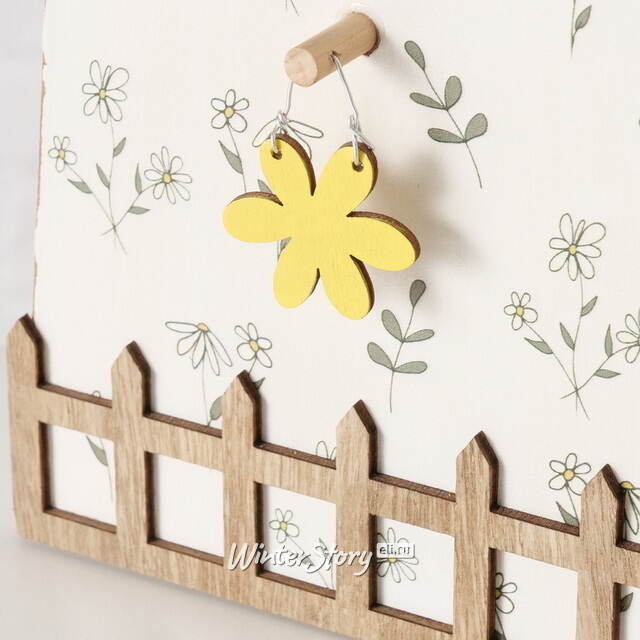 Садовое украшение Скворечник Primavera 22 см белый Boltze