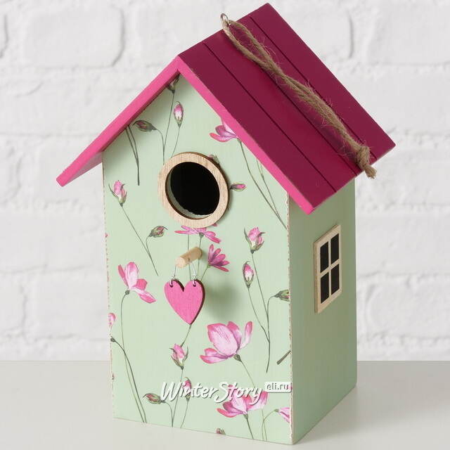 Садовое украшение Скворечник Primula 22 см оливковый Boltze