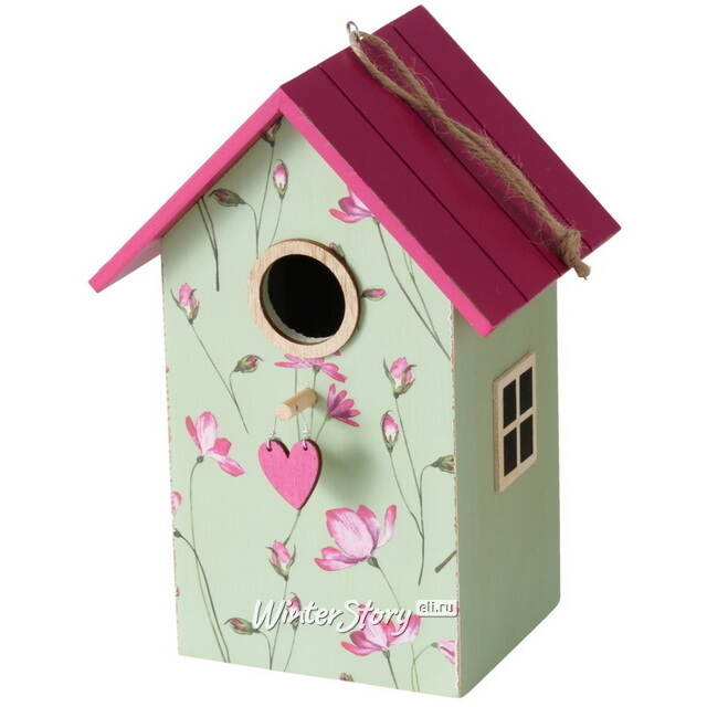 Садовое украшение Скворечник Primula 22 см оливковый Boltze