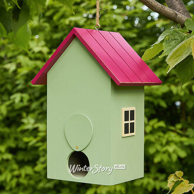 Садовое украшение Скворечник Primula 22 см оливковый Boltze