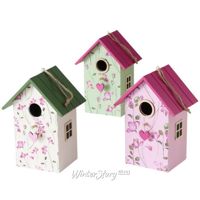 Садовое украшение Скворечник Primula 22 см оливковый Boltze