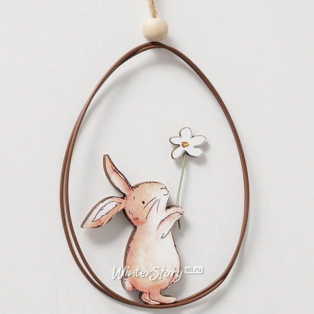 Набор подвесных украшений Happy Bunny Joe 12 см, 3 шт Boltze