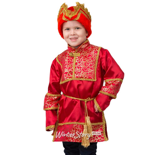 Карнавальный костюм Царевич, рост 116 см Батик