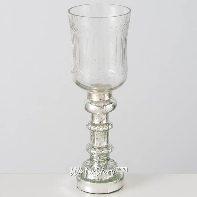 Стеклянный подсвечник-бокал Ирвинг 26 см Boltze (Больтце)