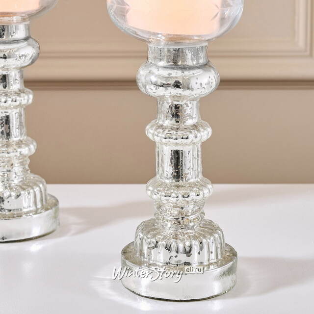 Стеклянный подсвечник-бокал Ирвинг 26 см Boltze (Больтце)