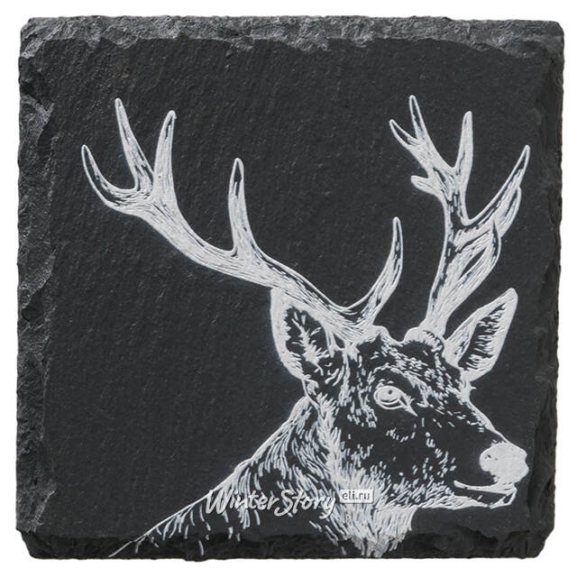 Набор подставок из сланца Moritz 11 см, 4 шт Boltze