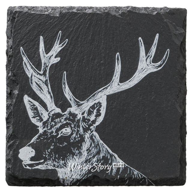 Набор подставок из сланца Moritz 11 см, 4 шт Boltze