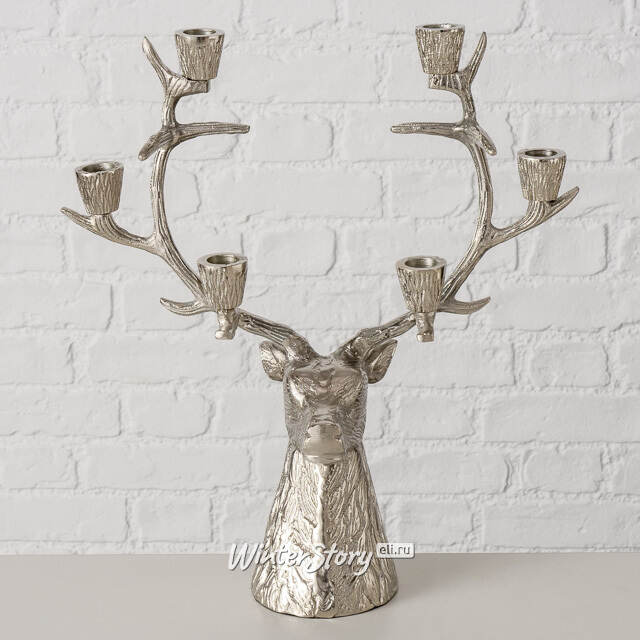 Подсвечник-канделябр Олень Уондер 40 см Boltze