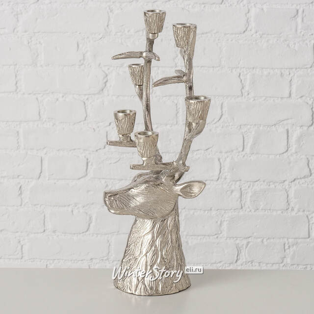 Подсвечник-канделябр Олень Уондер 40 см Boltze