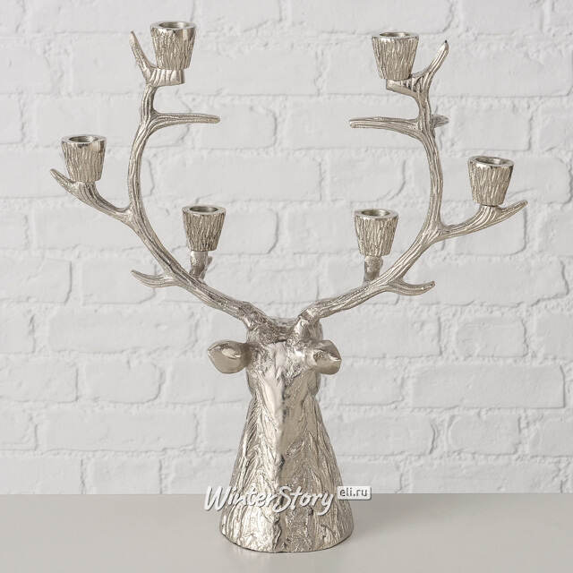 Подсвечник-канделябр Олень Уондер 40 см Boltze
