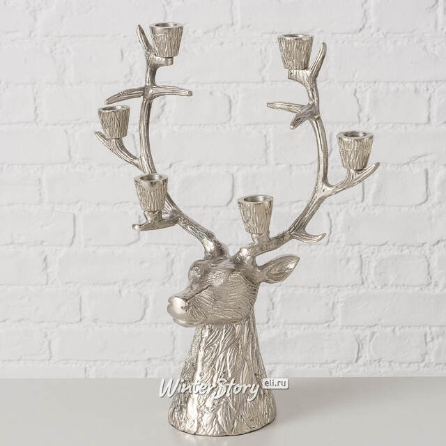 Подсвечник-канделябр Олень Уондер 40 см Boltze