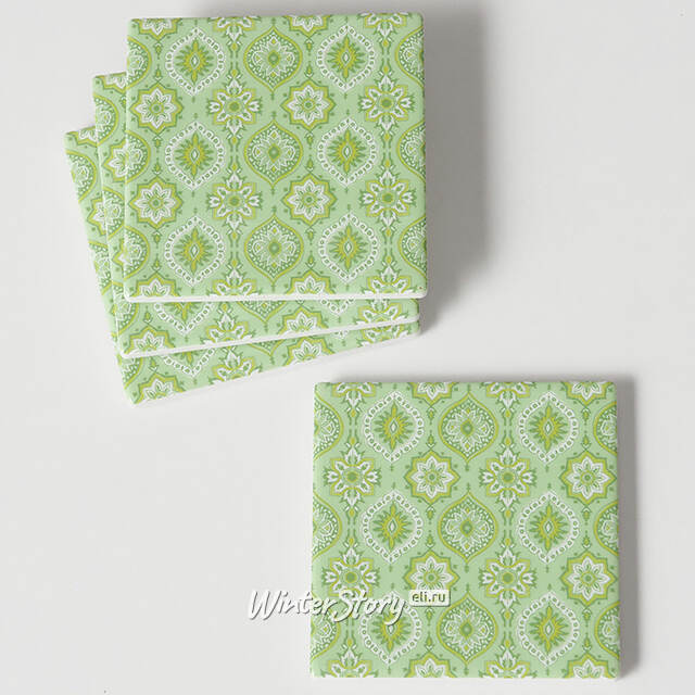 Набор подставок под кружки Portofino-Verduno 10 см, 4 шт Boltze