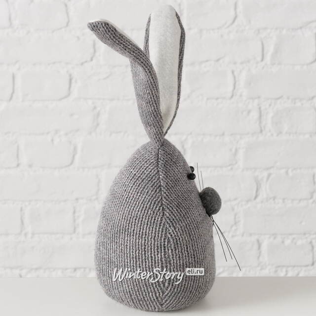 Дверной стоппер Кролик Пепел 34 см Boltze
