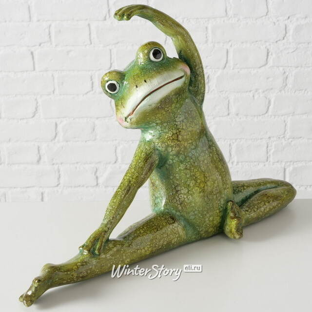 Декоративная фигурка для сада Frog Yogi 35 см Boltze