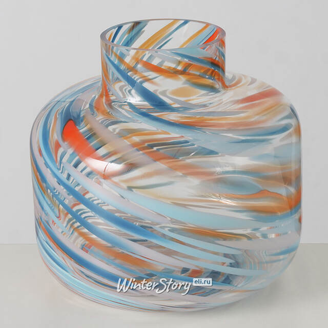 Стеклянная ваза Raya 19 см Boltze