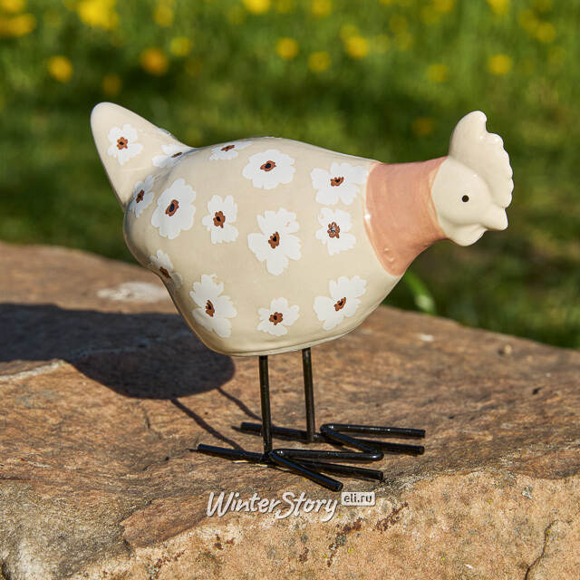 Набор декоративных фигур Gilio: Петушок и Курочка 15 см, 2 шт Boltze