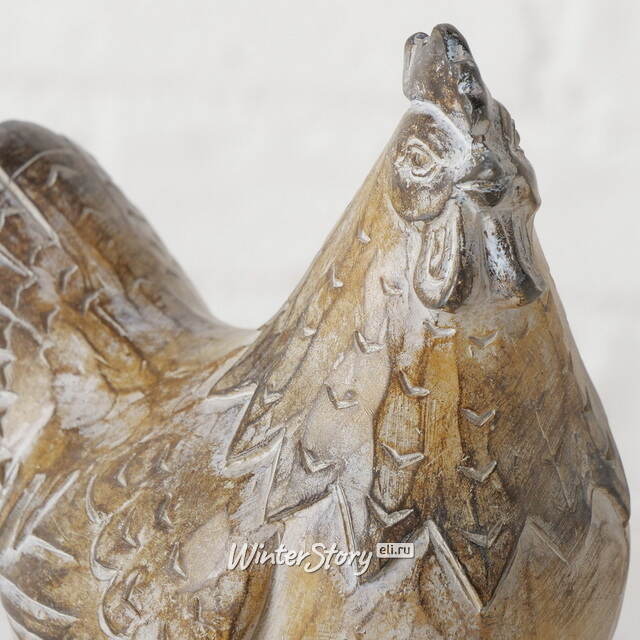 Набор декоративных фигур Asolo: Петушок и Курочка 19 см, 2 шт Boltze