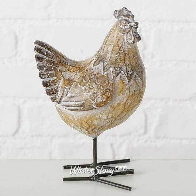 Набор декоративных фигур Asolo: Петушок и Курочка 19 см, 2 шт Boltze