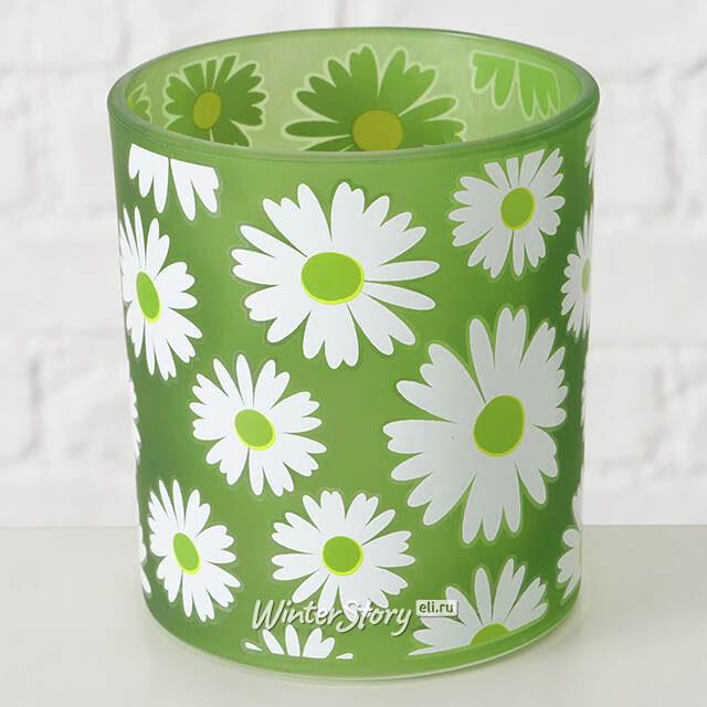 Набор стеклянных подсвечников Garden Daisy 9-11 см, 2 шт Boltze