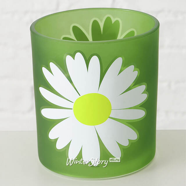 Набор стеклянных подсвечников White Daisy 9-11 см, 2 шт Boltze