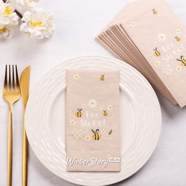 Бумажные салфетки Honey: Bee 17*8 см, 16 шт Boltze (Больтце)