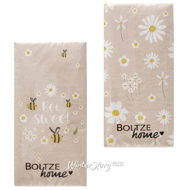 Бумажные салфетки Honey: Bee 17*8 см, 16 шт Boltze