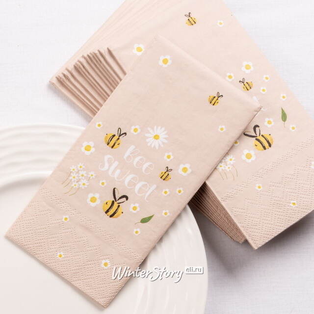 Бумажные салфетки Honey: Bee 17*8 см, 16 шт Boltze (Больтце)