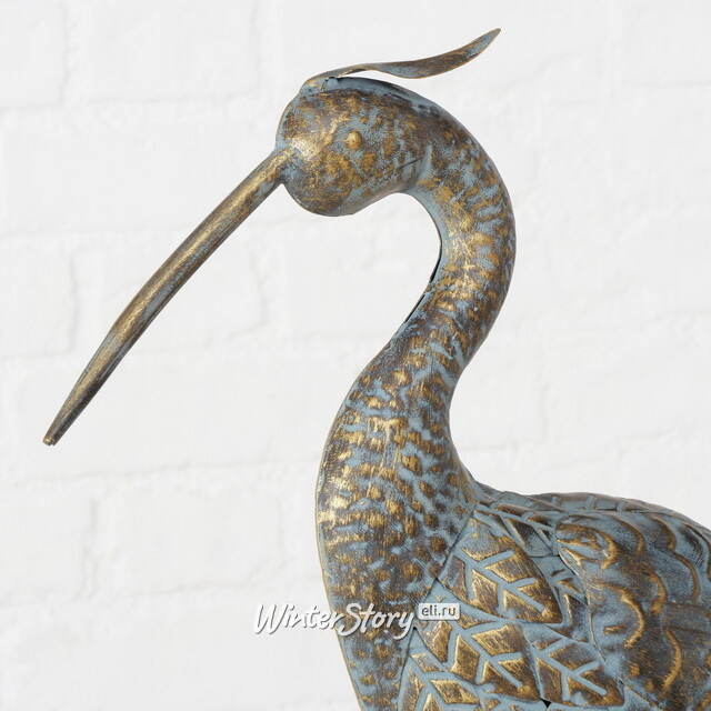 Декоративная фигура Цапля Pico - Noble Vintage 76 см Boltze