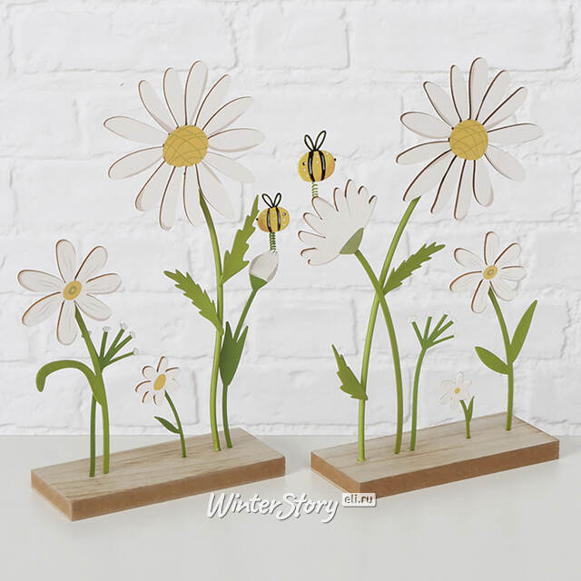 Декоративная фигура Honey: Bee and Camomile 25 см Boltze