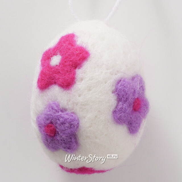 Пасхальные украшения Яйца Pink Easter 6 см, 4 шт, подвеска Boltze