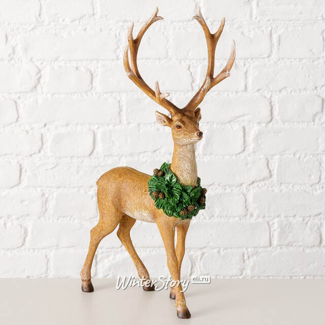 Декоративная фигура Олень Эллиот - Magic Horns 40 см Boltze