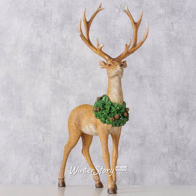 Декоративная фигура Олень Эллиот - Magic Horns 40 см Boltze