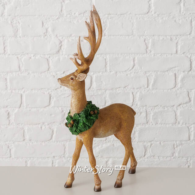 Декоративная фигура Олень Эллиот - Magic Horns 40 см Boltze
