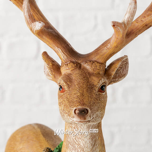 Декоративная фигура Олень Эллиот - Magic Horns 40 см Boltze