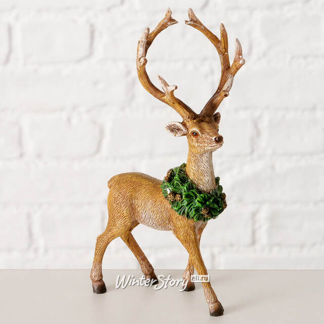 Декоративная фигурка Олень Себастьян - Magic Horns 15 см Boltze